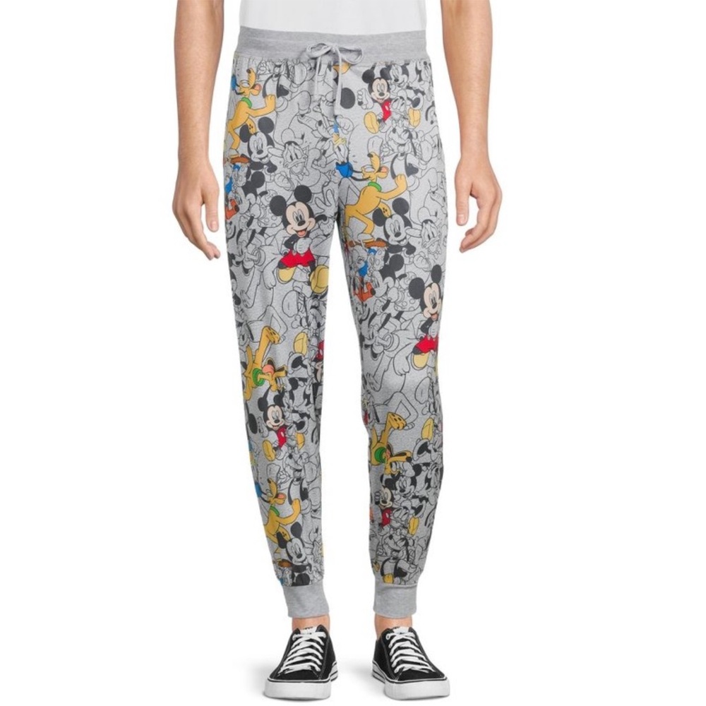 Disney Men Mickey Mouse & Friends Lounge Jogger Pj -Sz. XXL